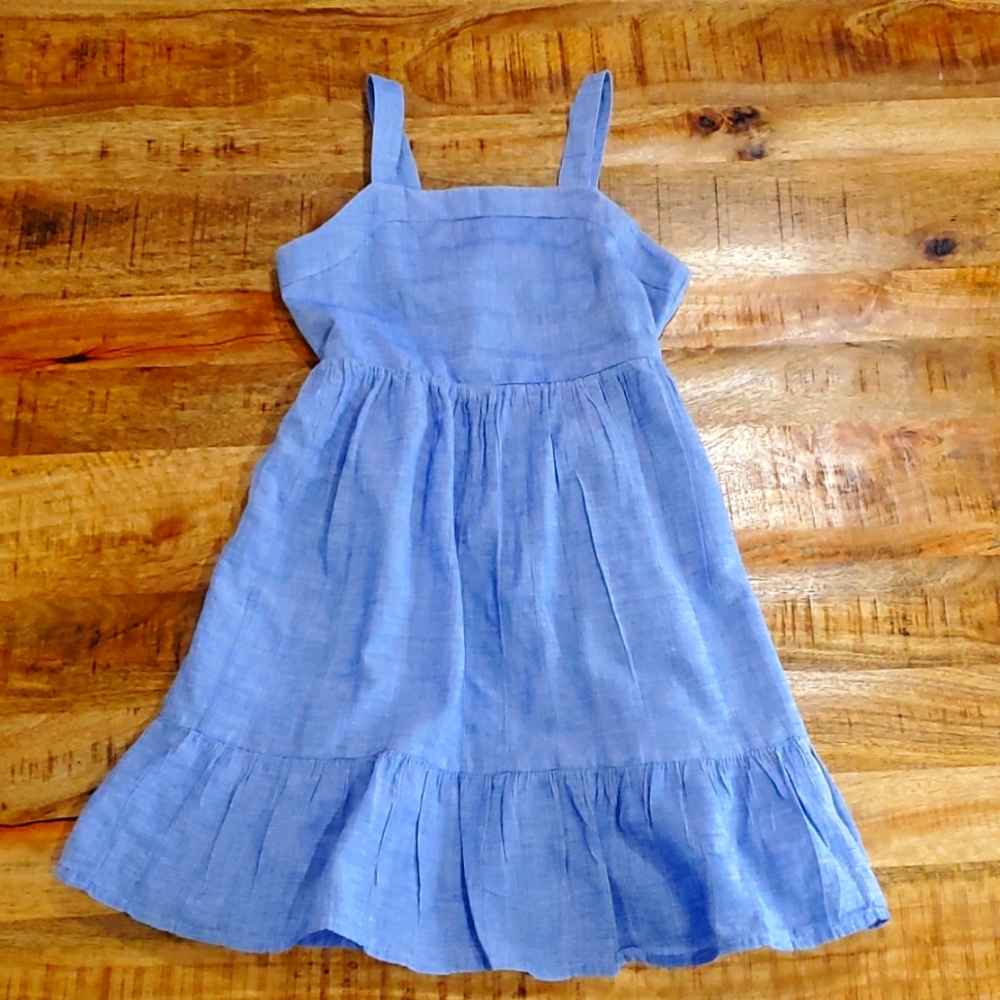 Girls, Cat & Jack, blue cotton sundress. Size M, 7-8
